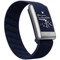 Pulsera OUBAND | Time Bleu (Clip Plateado)