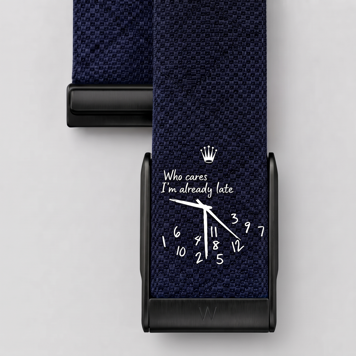 Pulsera OUBAND | Time Bleu (Clip Noir)